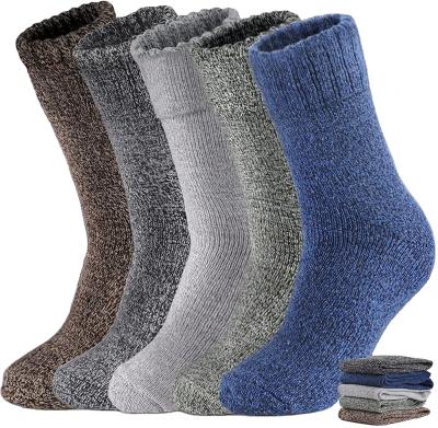 China F&N Breathable Knitting Woolen Socks Thick Warm Winter Boots Mens Womens for sale