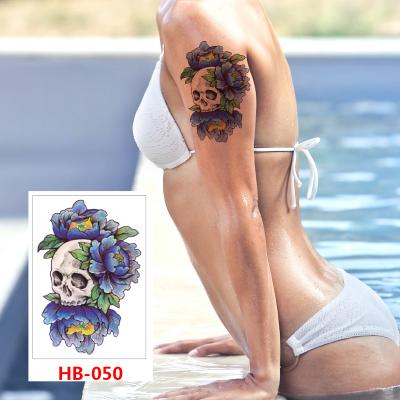 China Temporary Wholesale 5000+ Designs Sweatproof Waterproof Temporary Lasting Rose Flowers Semi Permanent Tattoos 2 Weeks for sale