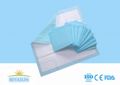 China Blauwe Beschikbare Incontinentie 60x90cm van Bedunderpads met Houtpulp en SAP Te koop