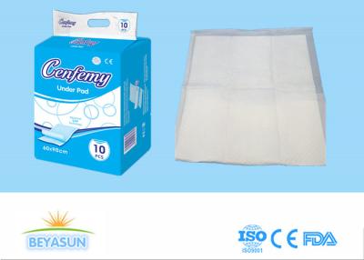 China Kundenspezifische saugfähige Wegwerfauflagen/Bett-Zwischenlagen für Baby, Superabsorptionsmittel zu verkaufen