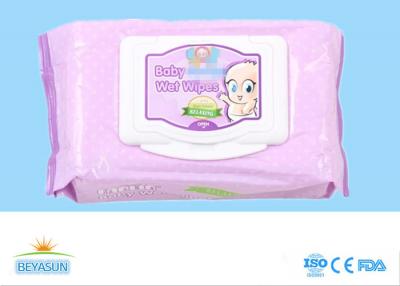 China Plain Nonwoven Baby Wet Wipes Skin Care , Natural Organic Baby Wipes No Chemicals for sale