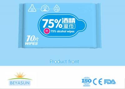 China Antiseptische medizinische Alkohol-Reinigungstücher Soems, die Alkohol des Abwischen-75% desinfizieren zu verkaufen