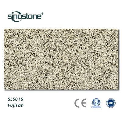 China Durable granite look artificial quartz surface with multiple tone design. for sale