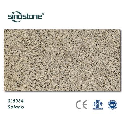 China Durable granite look artificial quartz surface with multiple tone design. for sale