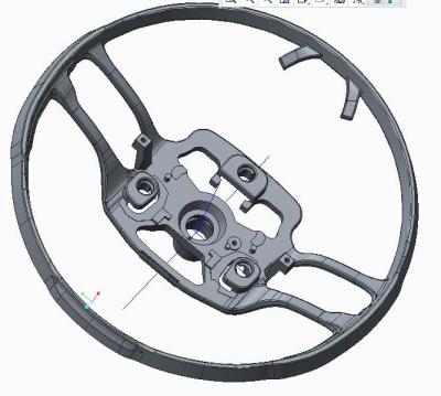 China Magnesium Alloy Steering Wheel Frame Metals Light Car Wheel Cover zu verkaufen