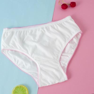 China Antibacterial Disposable Underwear For Spa Panties Women Cotton Instructions One Time Use for sale