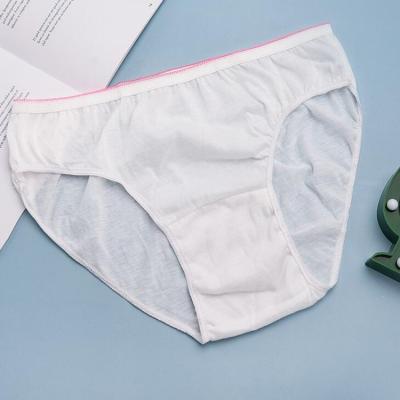 China Antibacterial Disposable Panties Sexy Underwear For Spa Cotton Briefs For Women for sale