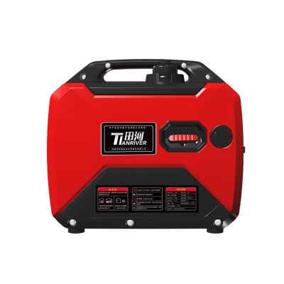 China DC 24V 2000W 2KW Portable Gasoline Generator Totally Enclosed Handheld Gasoline Generators for sale