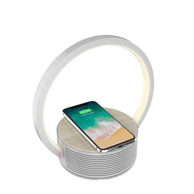 China Modern Wireless Music Charging Desk Lamp for sale