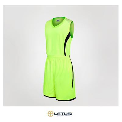 China Anti-pilling dry fit high quality factory price design your own custom printing mesh basketball singlet uniforms for sale