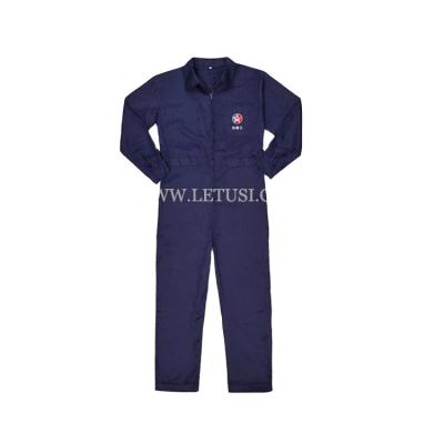 China Letusi Acid Resistant Blue Wear Coveralls Rough Workwear For Construction Worker for sale