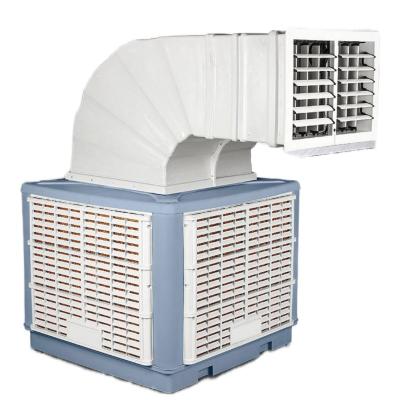 China 100-150m2 Hot Sale 20000M3/H Model Factory Water Evaporative Air Cooler Industrial Air Conditioner For Supermarket Shopping Mall for sale