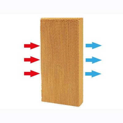 China Farms Honeycomb Air System Greenhouse Evaporative Cooling Cooler Pad for Poultry Farm and Greenhouse for sale