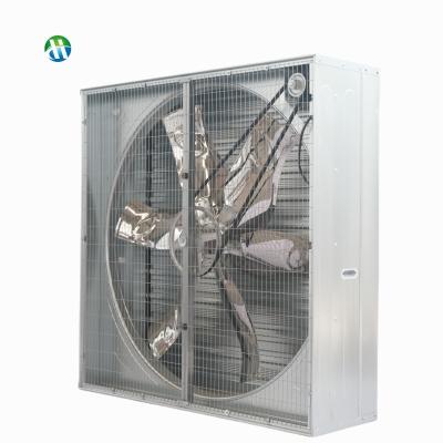 China Large Air Volume Galvanized Plate Exhaust Fan For Poultry Farm Greenhouse Ventilation Fan 1530mm Exhaust Fans 47000cbm for sale