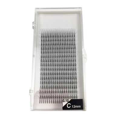 China Russian volume fan private label LONG rod tapered high quality eyelash extensions 3D 4D 5D 6D 7D 8D 10D 20D premade for sale