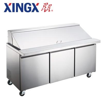 China Single-temperature 3 door salad bar refrigerator_SCLM3-HC-Refrigeration Equipment for sale