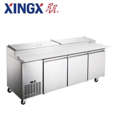 China Single-temperature pizza prep table for sale, ETL approval_PICL3-HC-Refrigeration equipment for sale