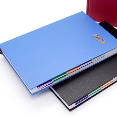 China 2022 hardcover book ready to ship 4 color diary journal notebook daily weekly annual planner for sale