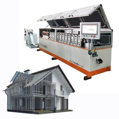 China Building Material Shops Framemac Light Gauge Steel Machine C Z U Automatic Purlin Roll Forming Machine Lgs Forming Machine for sale