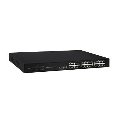 China FTTH Ethernet Fiber Switch 24 SFP Port Layer 3 Gigabit Fiber Managed Switch With 4*10g SFP Port for sale