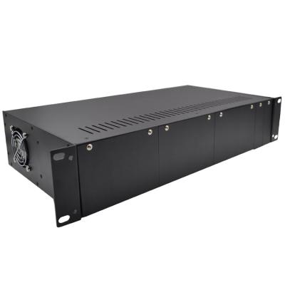 China FTTX Fiber Optic Home Video 14-CH Fiber Media Converter 1U 19 Inch Rack For Surveillance CCTV for sale