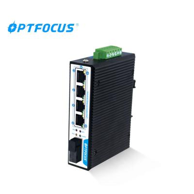 China Industrial FTTH PoE Network Switch 5-Port Ethernet Switch OEM 4 1000M PoE Switch for sale