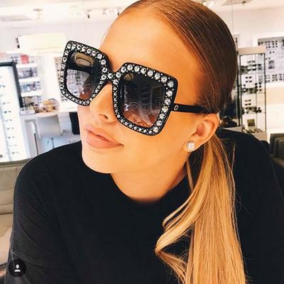 China Fashion Sunglasses 2020 Hot Selling Oversized Big Frame Women Men Vintage Sun Glasses Sun Glasses Square UV400 for sale