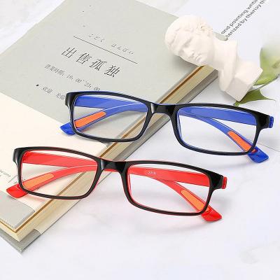 China Other Wholesale Cheap Classic Square Reading Presbyopic Glasses Ultralight TR90 Reading Glasses For Women Men for sale