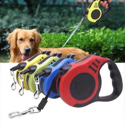 China 2019 Factory Fashion Durable 3M/5M Retractable Dog Lead Puppy Rope Cheap Wholesale Leash Automatic Dog Leash for sale