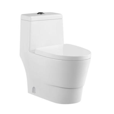 China KL-1349 Siphoneic Double-flush Toilet Mounted Floor One Piece Toilet Cheap Price Toilet For Sale for sale