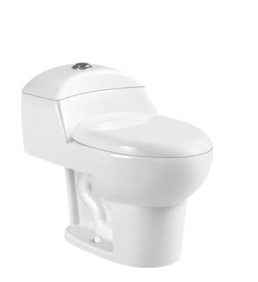 China Modern Cheap Price Bathroom WC Design White Ceramic Siphonic Water One Piece Toilet for sale