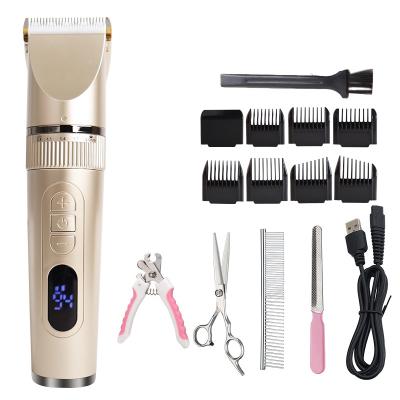 China Wholesale Professional Animal Electric Hair Trimmer Car Cat Dog Cordless Pet Scissors Pusher for sale