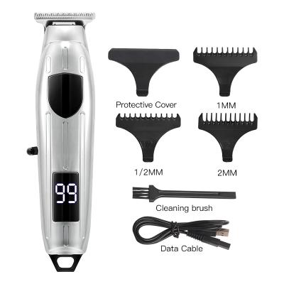 China Waterproof Rechargeable Electric Clipper High End Appearance Professional Hairdresser Easy To Carry Rechargeable Clipper for sale