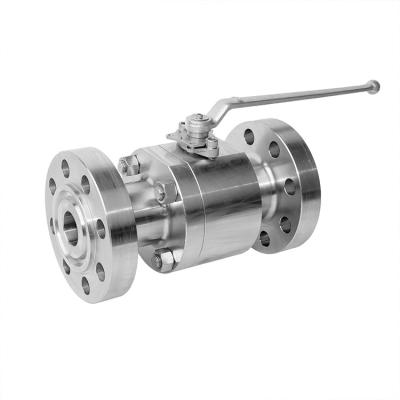 China General High Pressure Flange Type Hard Seal Manual Fixed Ball Valve for sale