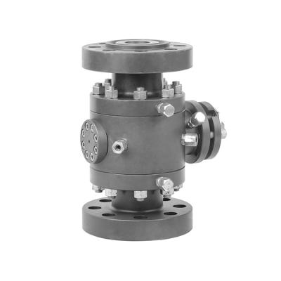 China Flange Type Forged Manual Valve Hard Seal Fixed High Pressure Ball Valve for sale