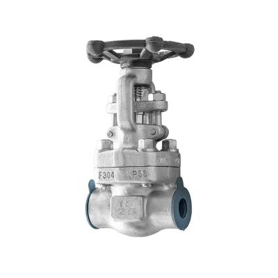 China Wire Gate Valve Socket Welding Wire F304316L Forged Steel Open Stem Gate Valve for sale