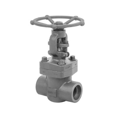 China Wedge Stem Rise Single Gate Forged Steel 2 Inch Carbon Steel Plug Weld Gate Valve Steel for sale