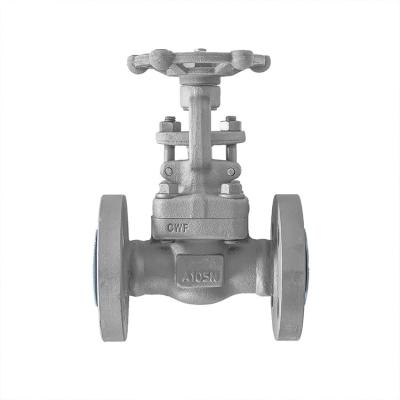 China Flanged Gate Valve Forged Steel Welded A105N Flange Current Limit Gate Valve for sale