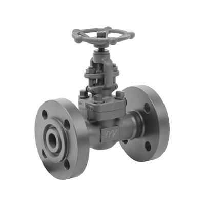 China Flanged Ball Valve 1500LB High Pressure Integral Hard Seal Flange Forged Manual Gate Valve for sale