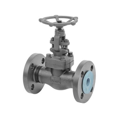 China A105N Flanged Globe Valve Forged Steel Carbon Steel Welded Flanged Globe Valve for sale