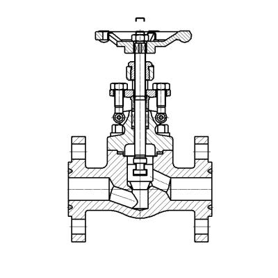 China Monolithic Forged High Pressure Elevator Check Valve Flange Ball Valve Supplier for sale