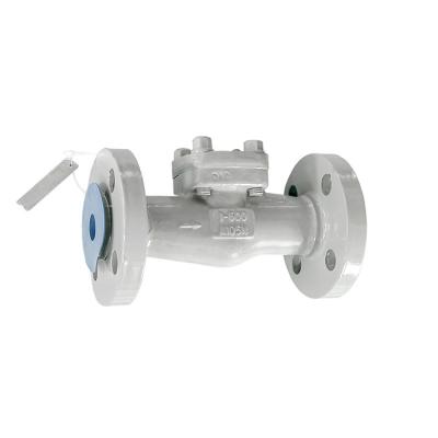 China Elevator Check Valve No Oil Degreasing Integral Forging Flange Elevator Check Valve for sale