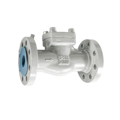 China Elevator Check Valve No Oil Paint Swing Degreasing Integral Flange Forged Check Valve for sale