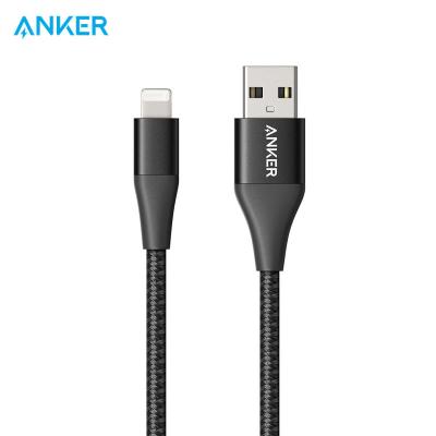 China Original Anker Mobile Phone 551 USB-A to Lightning Cable Powerline II Lightning Cable (10ft) MFi Certified for iPhone Charger Nylon for sale