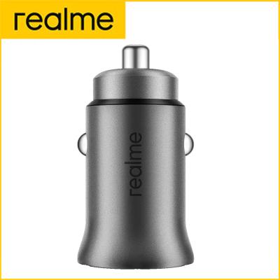 China Mobile Phone Realme Original Vehicle Instant Fast Charging 33W Car Mounted Converter Charger Connector Apply to Apple Android for sale