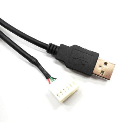 China COMPUTER USB Charger Wiring Wiring Connector 5 Pin Micro Micro USB A To USB A Data Cable Assembly for sale