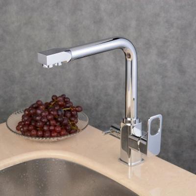 China Thermostatic Faucets 3 Way Kitchen Purifier Faucets With Pure Water Flow Filtration Faucet for sale