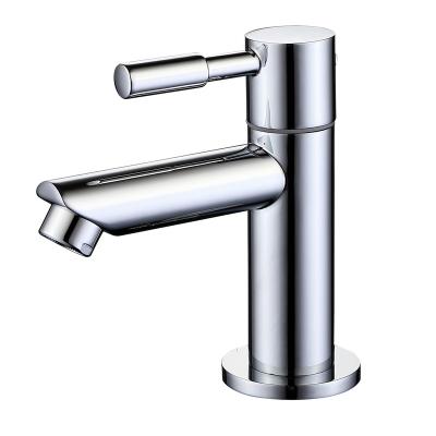 China Sense Faucets Chrome Basin Mixer Taps / Brass Bathroom Faucets And Mixers for sale