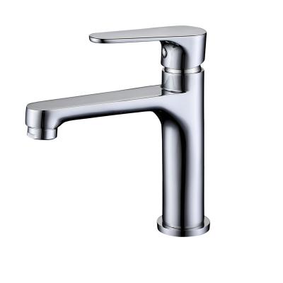 China Single Sense Faucets Bathroom Faucet Porcelain Taps Cold Water Basin Mixer for sale