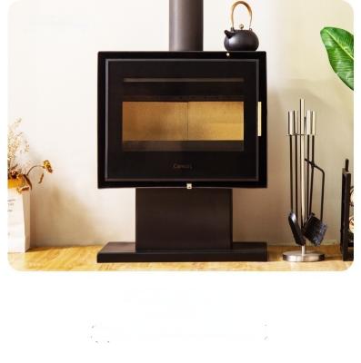 China Hot Sale Metal Wood Stove Room Use Metal Wood Stove Heating Burning Furnace Easy Installation Small for sale